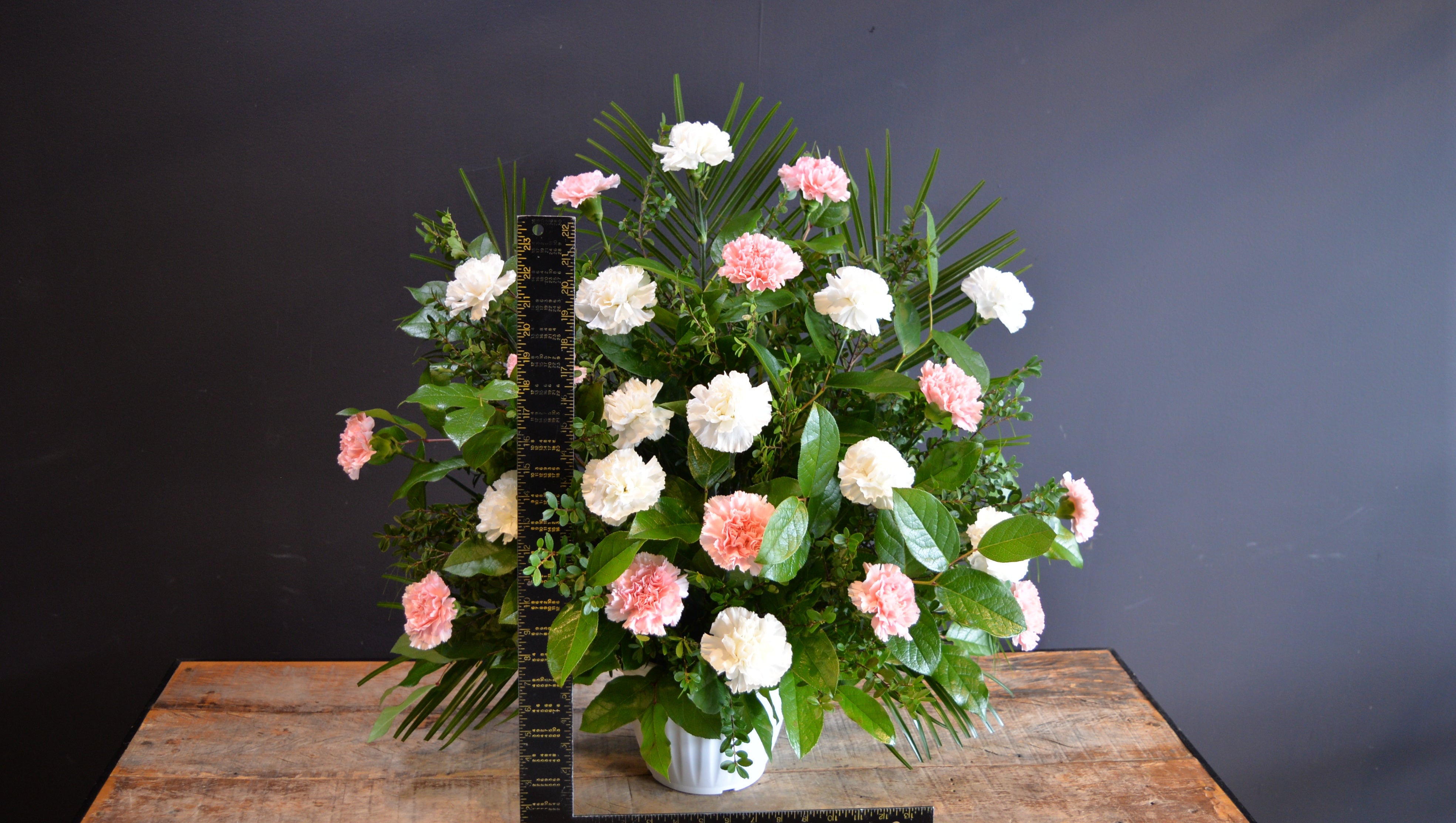 Boutique Funeral Carnation Pink And White ScaledOne