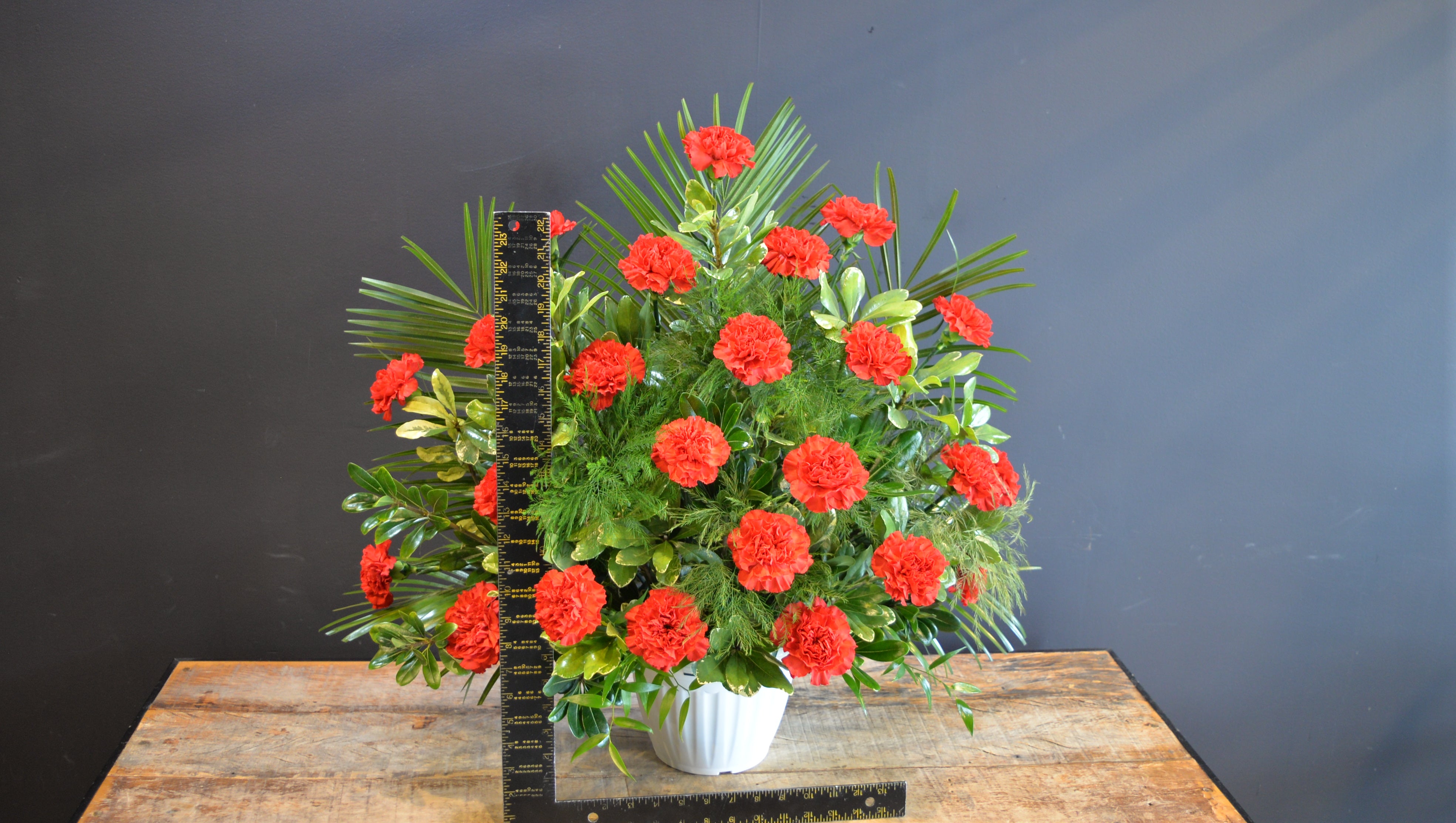 Boutique Funeral Carnation 24 Red ScaledOne